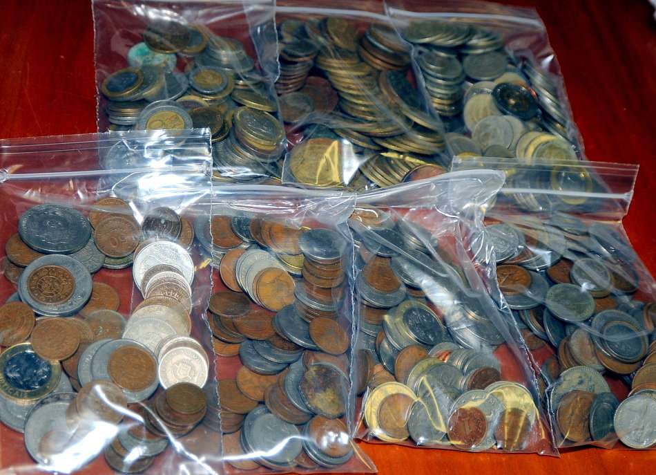 3kg Mix circulated coins from Africa