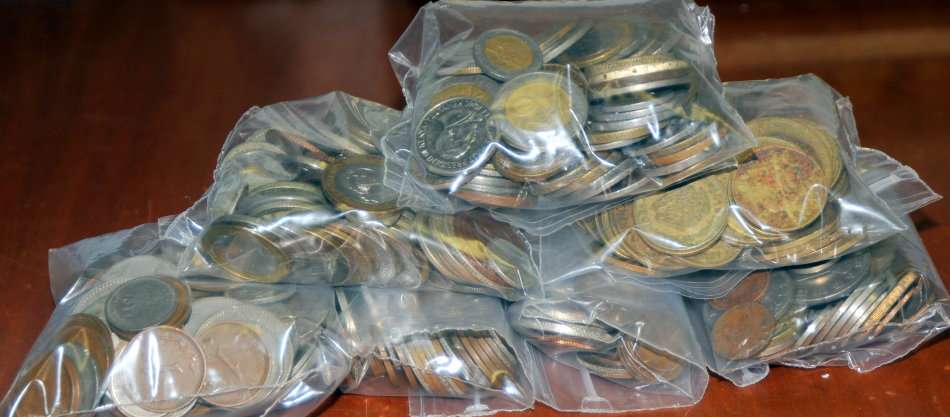 3kg Mix circulated coins from Africa