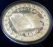 Silver Proof Protea R1 Constitution - Mintage 2474