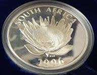 Silver Proof Protea R1 Constitution - Mintage 2474