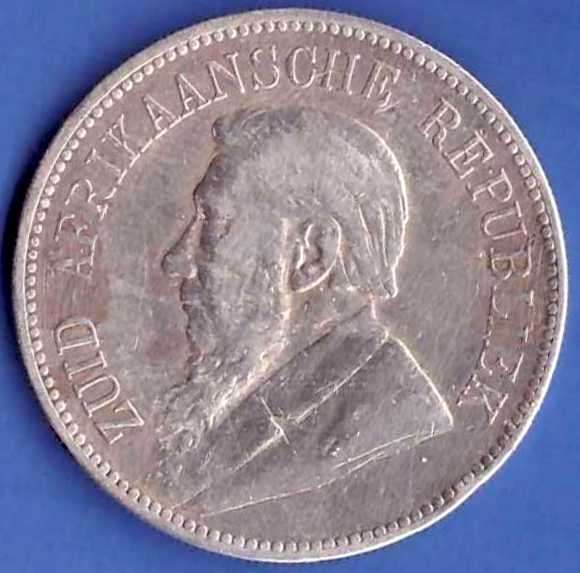 5 Shillings 1892  Zuid Afrikaansche Republiek - Single shaft as per scan