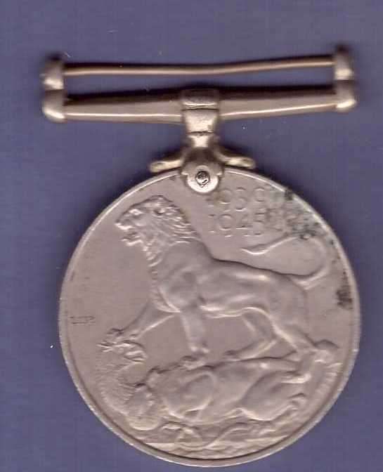 WW2  War Medal 1939 - 1945 awarded to C169174 J.MICHAELS