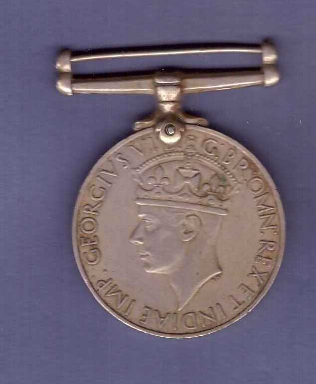 WW2  War Medal 1939 - 1945 awarded to C319805 H. YOUNG