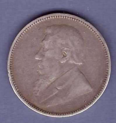 1897 ( EX - MOUNT) 2 Shillings Zuid Afrikaansche Republiek - as per scan