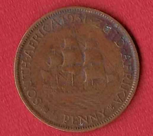 King George Half Penny SOUTH·AFRICA· 1931 ·ZUID·AFRIKA  - as per scan