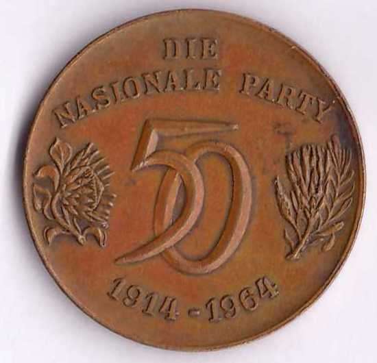 RSA (Pre-1994): National Party Golden Jubilee - as per scan