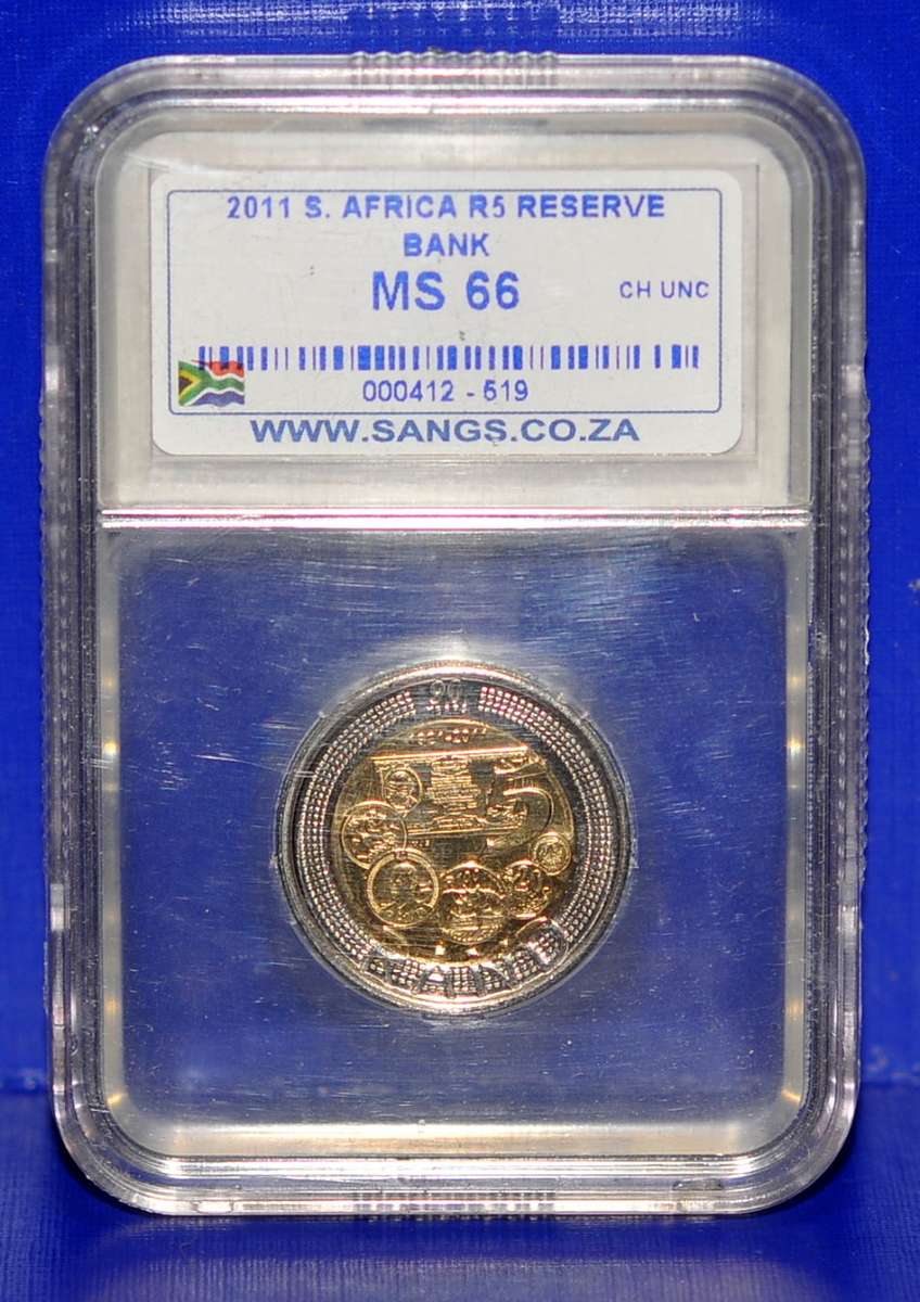 MS 66 SANGS GRADED 2011 MANDELA  R5