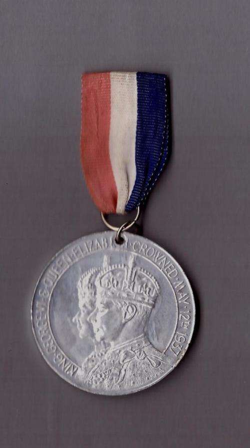 A King George VI and Queen Elizabeth "United British Empire" WITH RIBBON