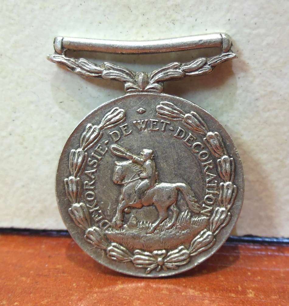 *CRAZY R1 START* SADF 'De Wet Decoration' miniature - Sterling Silver, 20yrs service