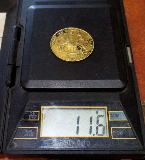 *CRAZY R1 START* English East India - Madras 1 Mohur 1819 GOLD coin *Scarce*