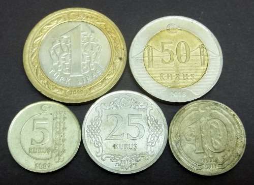 *CRAZY R1 START* Turkey - Set of modern coins