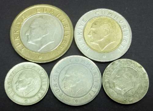 *CRAZY R1 START* Turkey - Set of modern coins