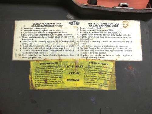 *CRAZY R1 START* 1970's SADF CADAC gas cooker