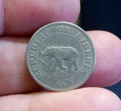 *CRAZY R1 START* Liberia 5 Cents 1961