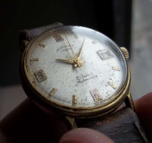 *CRAZY R1 START* ROTARY 21 Jewel Automatic gent's watch - For Restoration/Parts