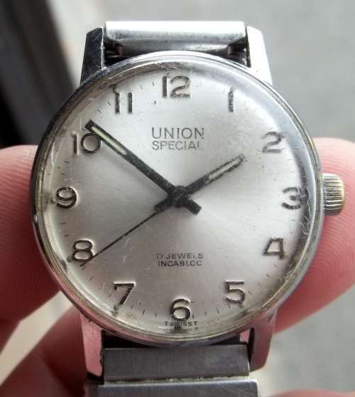*CRAZY R1 START* UNION Special manual wind gent's watch