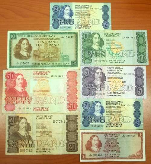 *CRAZY R1 START* R100 worth of old SA notes