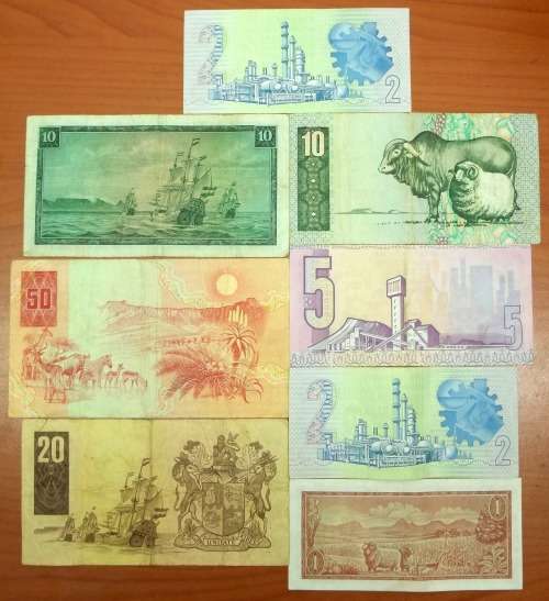*CRAZY R1 START* R100 worth of old SA notes