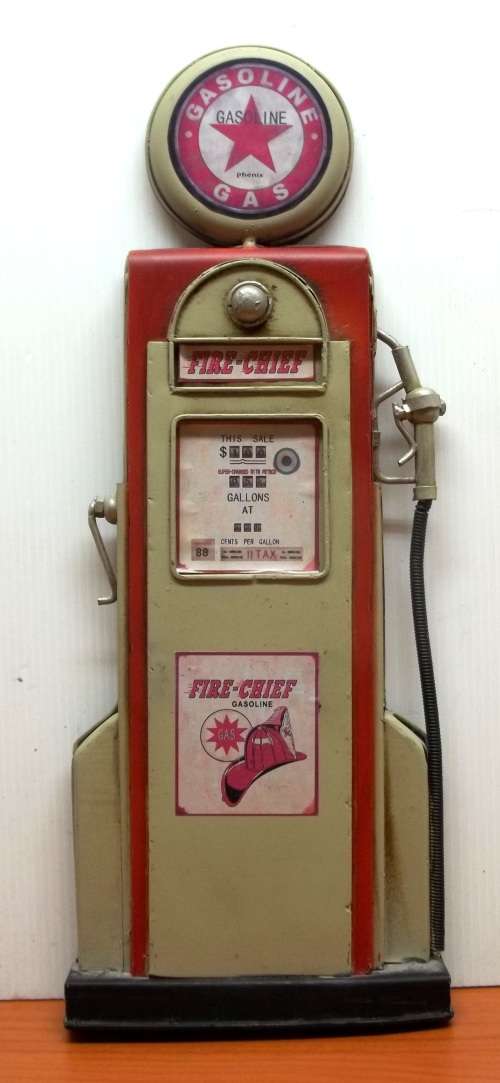 *CRAZY R1 START* Fire-Chief petrol pump wall display