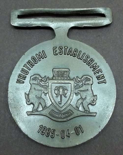 *CRAZY R1 START* 1985 Venda Police Establishment medal