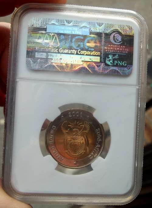 *CRAZY R1 START* 2008 Mandela R5 - Graded MS66