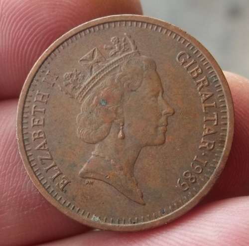 *CRAZY R1 START* Gibraltar 2 Pence 1989