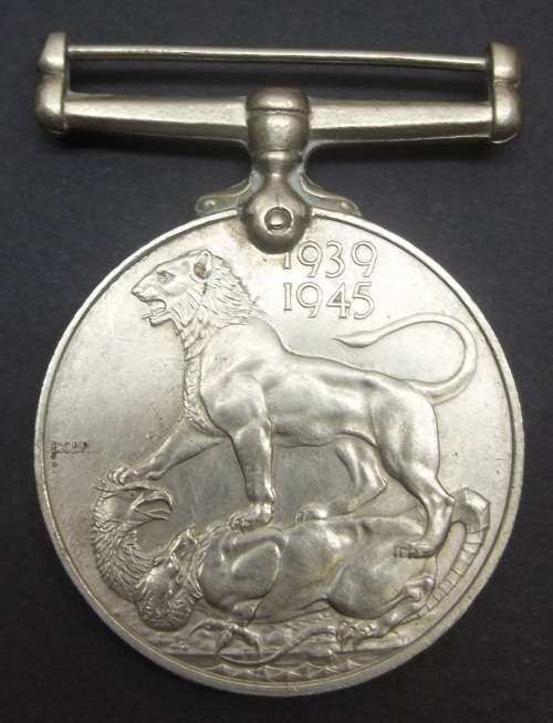*CRAZY R1 START* WWII General Service medal awarded to LS van der Walt 152731