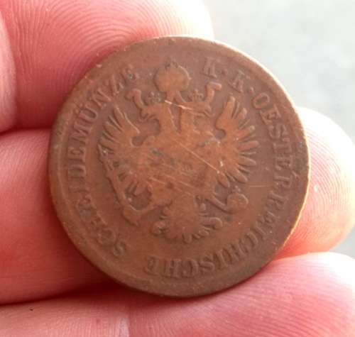 *CRAZY R1 START* Austria 4 Kreuzer 1861