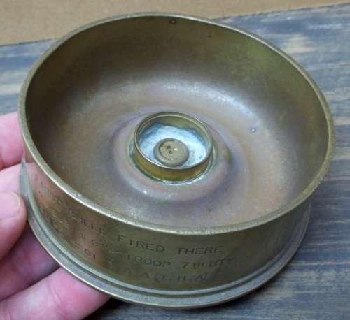 *CRAZY R1 START* WWII 1941 1st Shell fired in Rezegh, Lybia awarded to Col. FB Adler