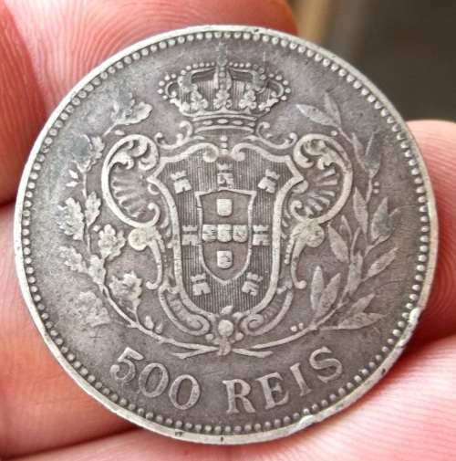 *CRAZY R1 START* Portugal 500 Reis 1908 - R145 worth of Silver