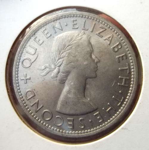 *CRAZY R1 START* Rhodesia & Nyasaland 2`6 Shillings 1955 - aUNC condition