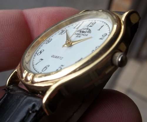 *CRAZY R1 START* DIAMONDA Aim Quartz men`s dress watch