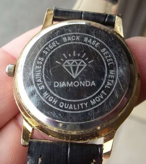 *CRAZY R1 START* DIAMONDA Aim Quartz men`s dress watch