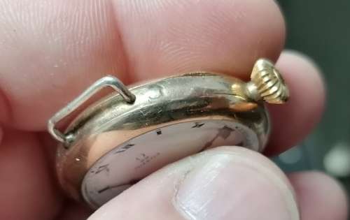 *CRAZY R1 START* late 1920`s OMEGA 9ct officers watch - Perfect working condition