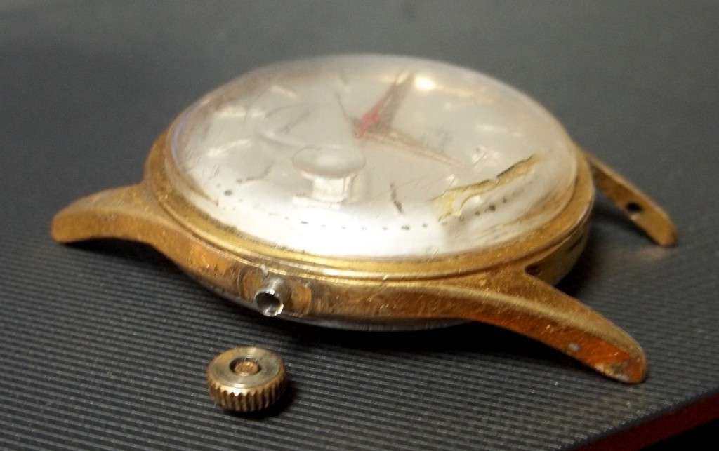 *CRAZY R1 START* LANCO De Lux 17 Jewels manual wind men`s watch - For Restoration/Parts