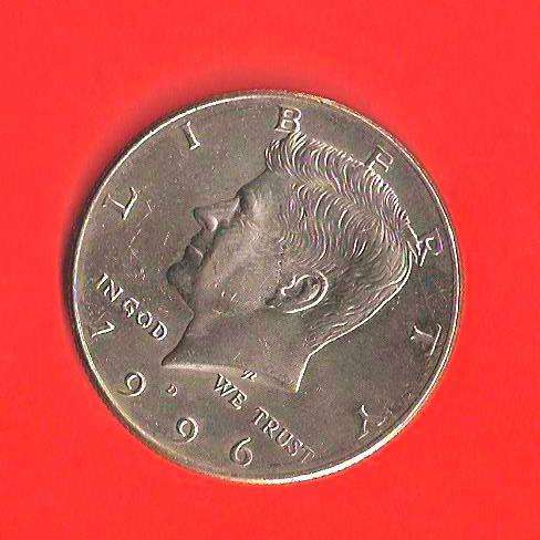 USA Half Dollar 1996  - as per scan