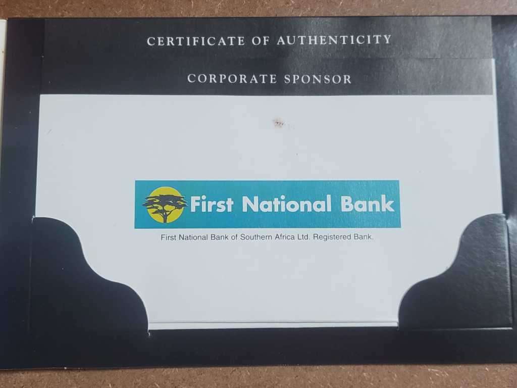 1994 Nelson Mandela FNB Bronze Medallion