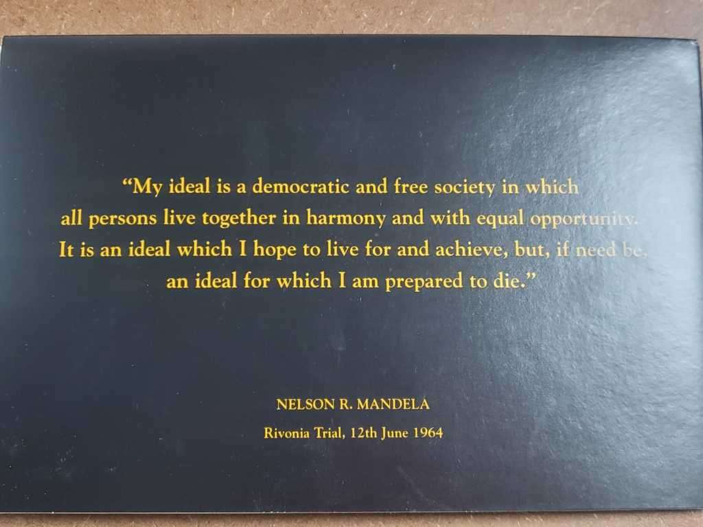 1994 Nelson Mandela FNB Bronze Medallion