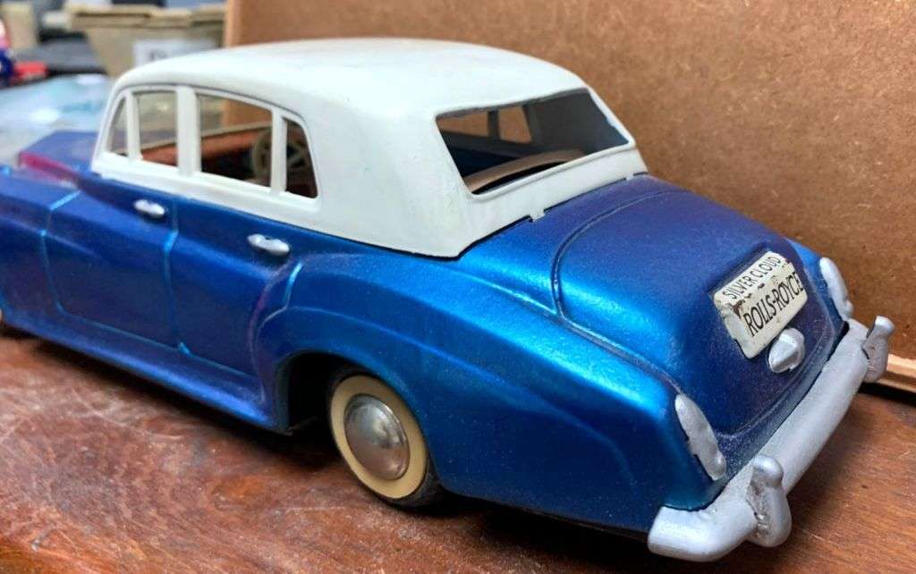 Bandai Rolls Royce Silver Cloud Tin Litho Toy