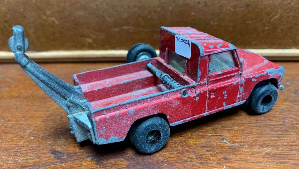 *R1 Auction* Corgi Toys 477 Red Land Rover 109 WB Breakdown Service Tow Truck Great Britain