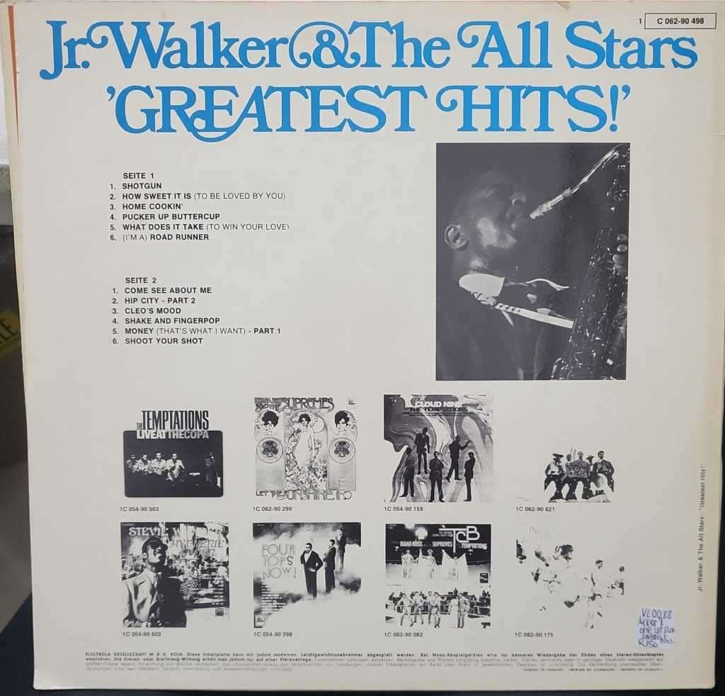 **R1 Auction** JR. Walker & The All Stars Pair of Vinyls