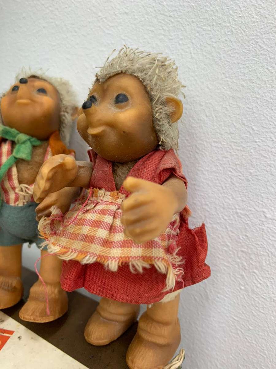 Vintage Steiff Mucki and Macki Dolls 1960