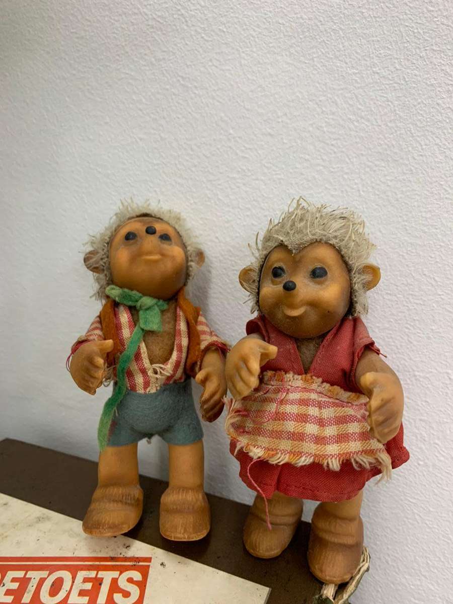 Vintage Steiff Mucki and Macki Dolls 1960