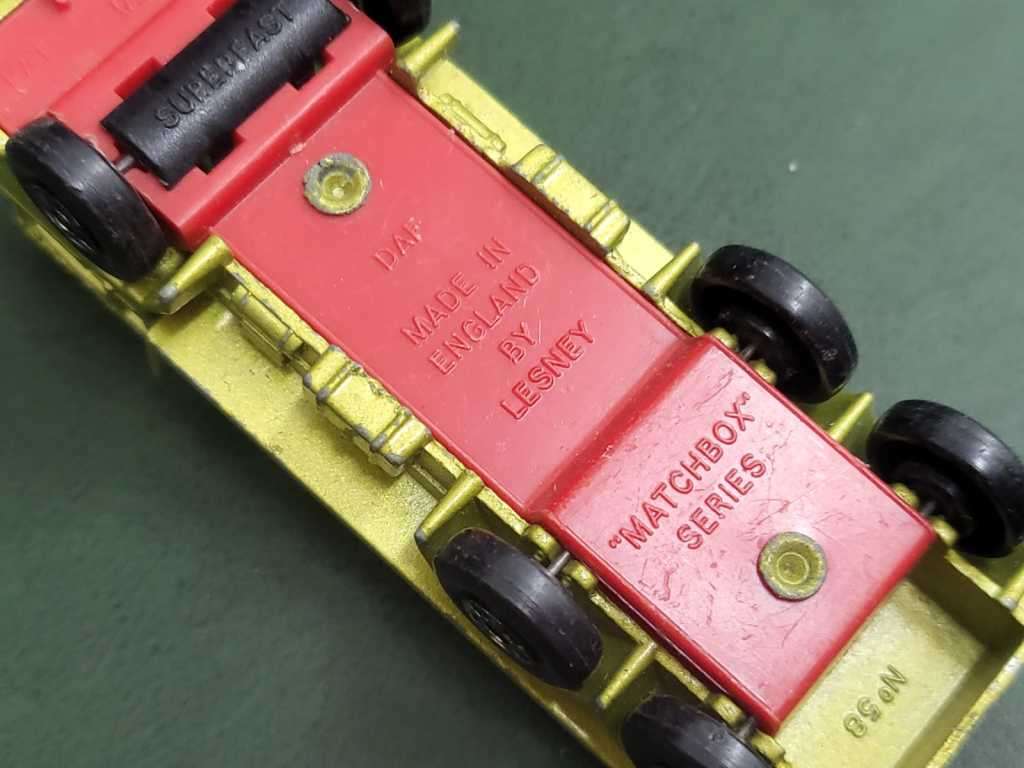 *R1 Auction* Lesney Matchbox no58 DAF flatbed truck