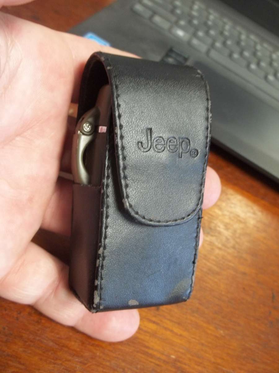**R1 Auction** Jeep Lighter with compass & pouch - Untested