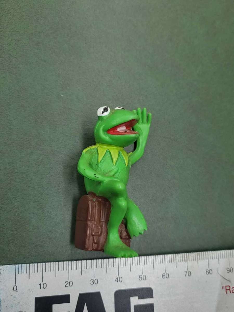 Vintage Schleich Kermit Frog Pvc Figure Muppets-West Germany  1956/1978