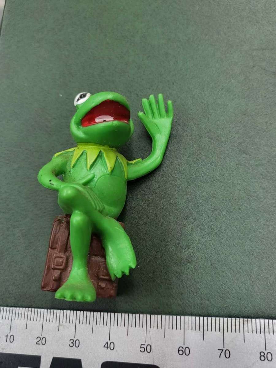 Vintage Schleich Kermit Frog Pvc Figure Muppets-West Germany  1956/1978