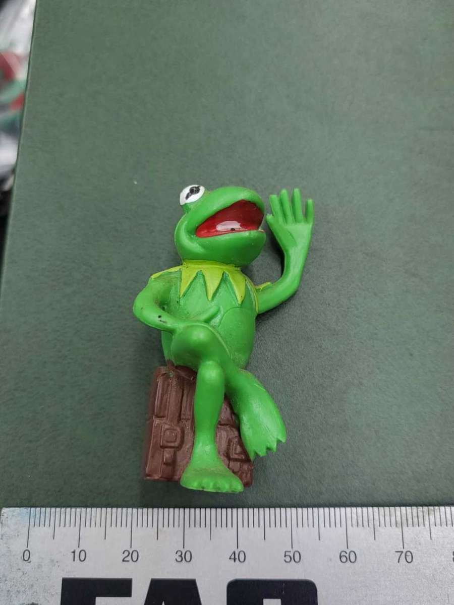 Vintage Schleich Kermit Frog Pvc Figure Muppets-West Germany  1956/1978