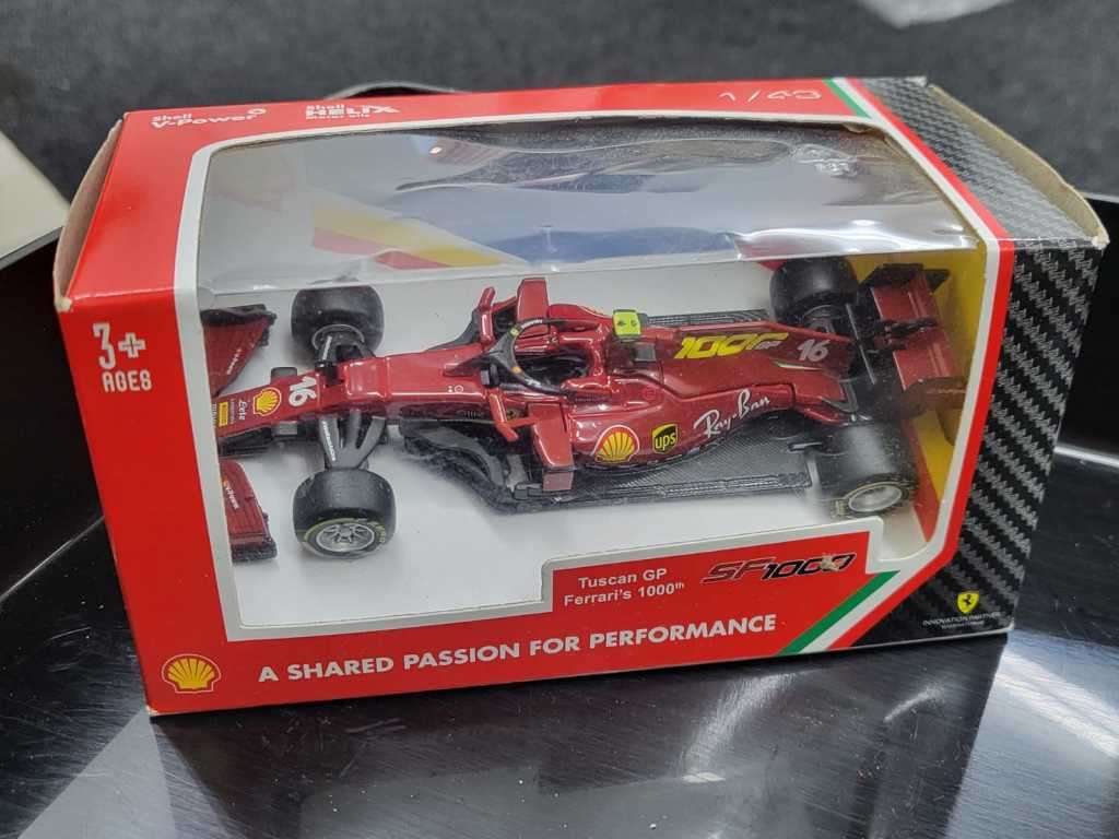 Ferrari SF1000 #16  Formula One F1  "Ferrari's 1000th Race" 1/43 Diecast Model Car by Bburago