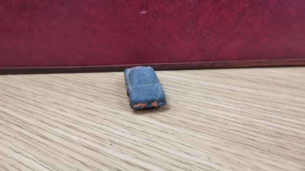 Vintage Schuco Piccolo 715 VW Karmann Ghia - Orange - Made in Western Germany